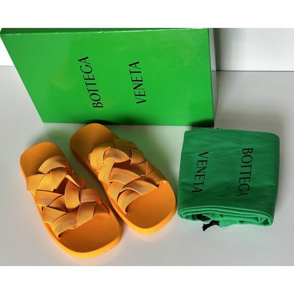 Bottega Veneta Intrecciato Starfish Tangerine Sandals 8 US (41) 651402 NWT $850 main image 13